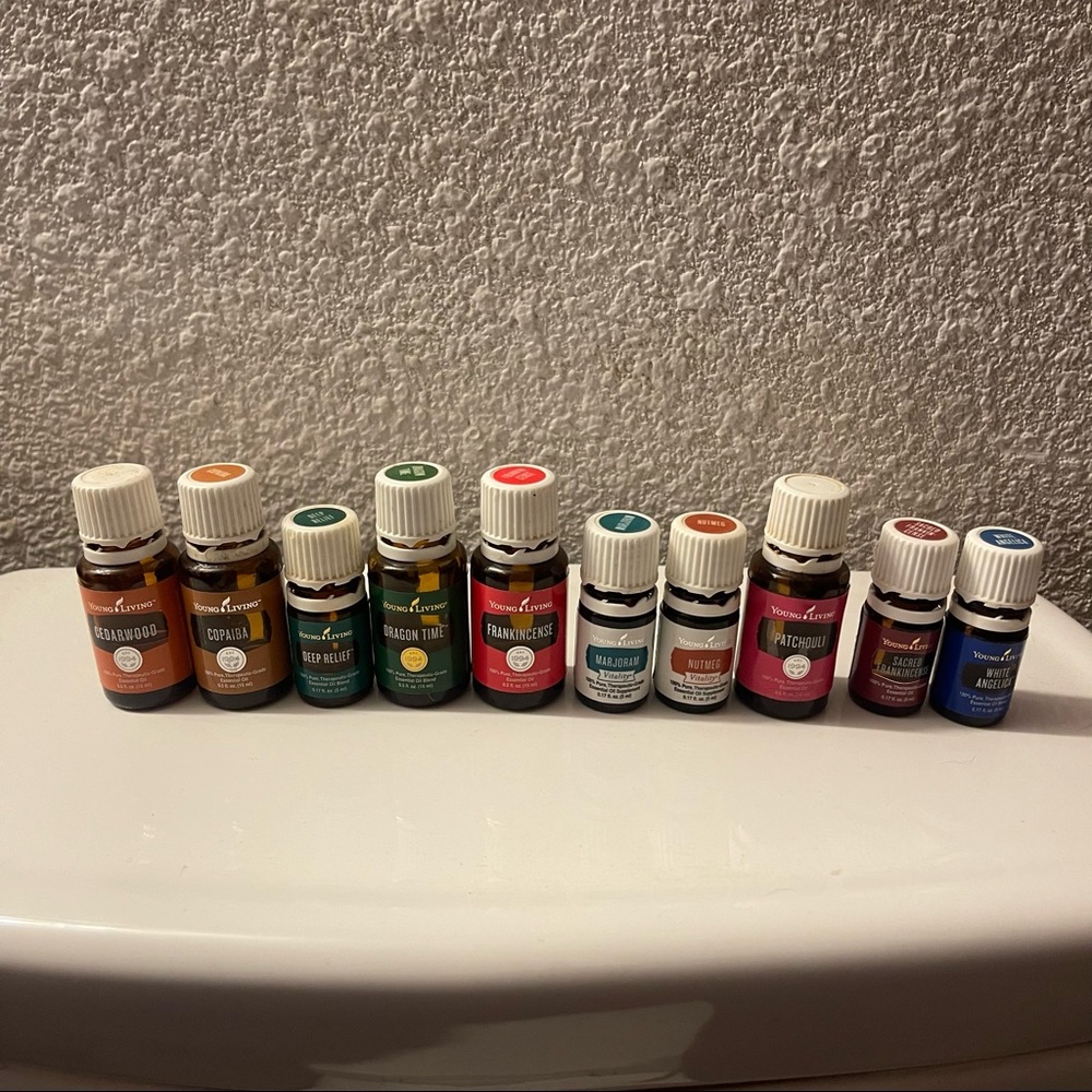 Young Living Oil Lot - Under 50% Full - Includes Frankincense!